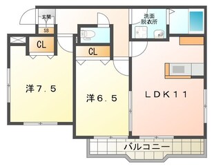 オークビレッジの物件間取画像